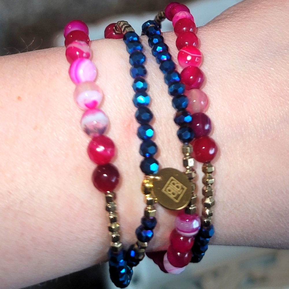 NWOT BB Lila Wrap Bracelet/Necklace